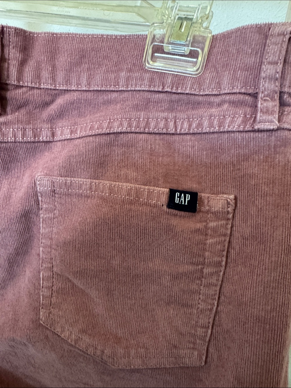 NWOT GAP Mauve Pink Corduroy Jean Shorts cut off look - Picture 10 of 10